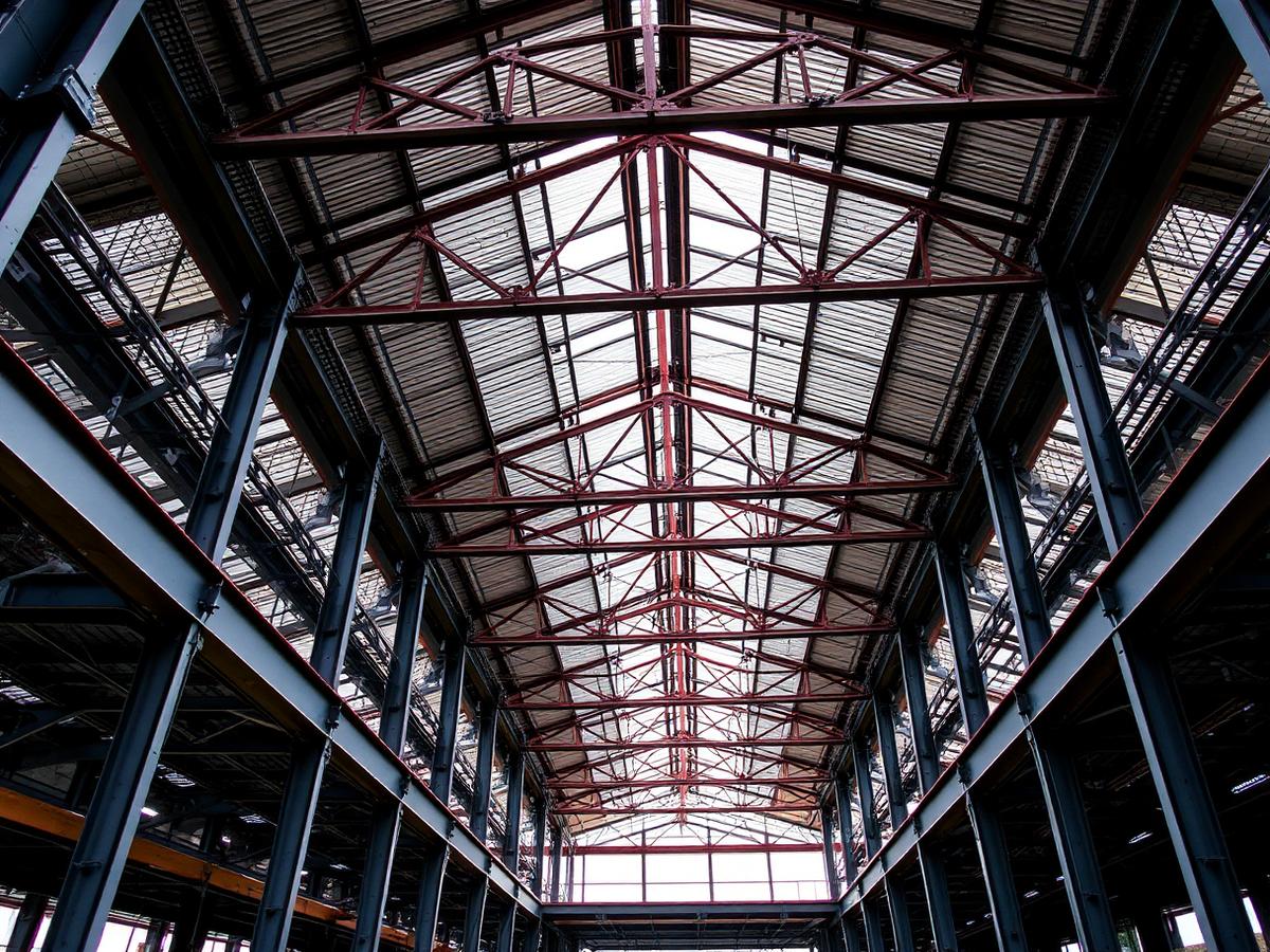 Industrijska čelična konstrukcija